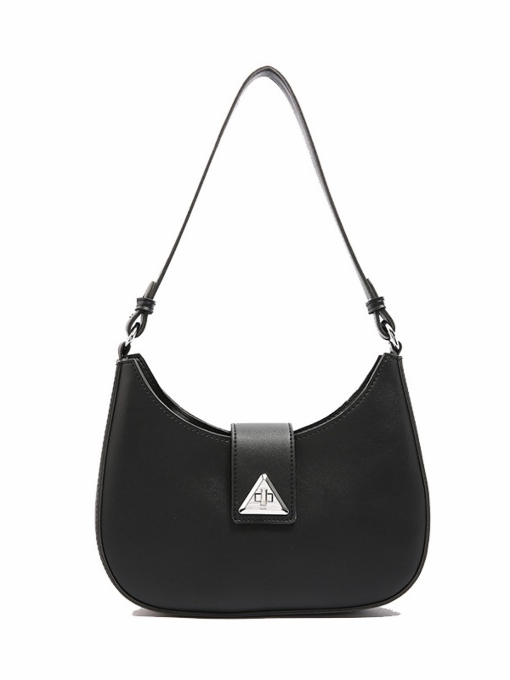 Black Shoulder Hobo Bag by Unknown Brand
